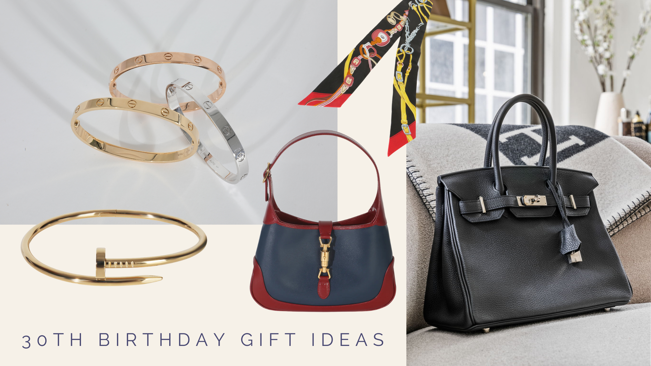 30th birthday luxury present ideas