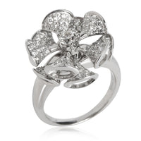 BVLGARI Bvlgari Divas' Dream En Tremblant Pave Diamond Ring in 18K White Gold 1.85 CTW pv