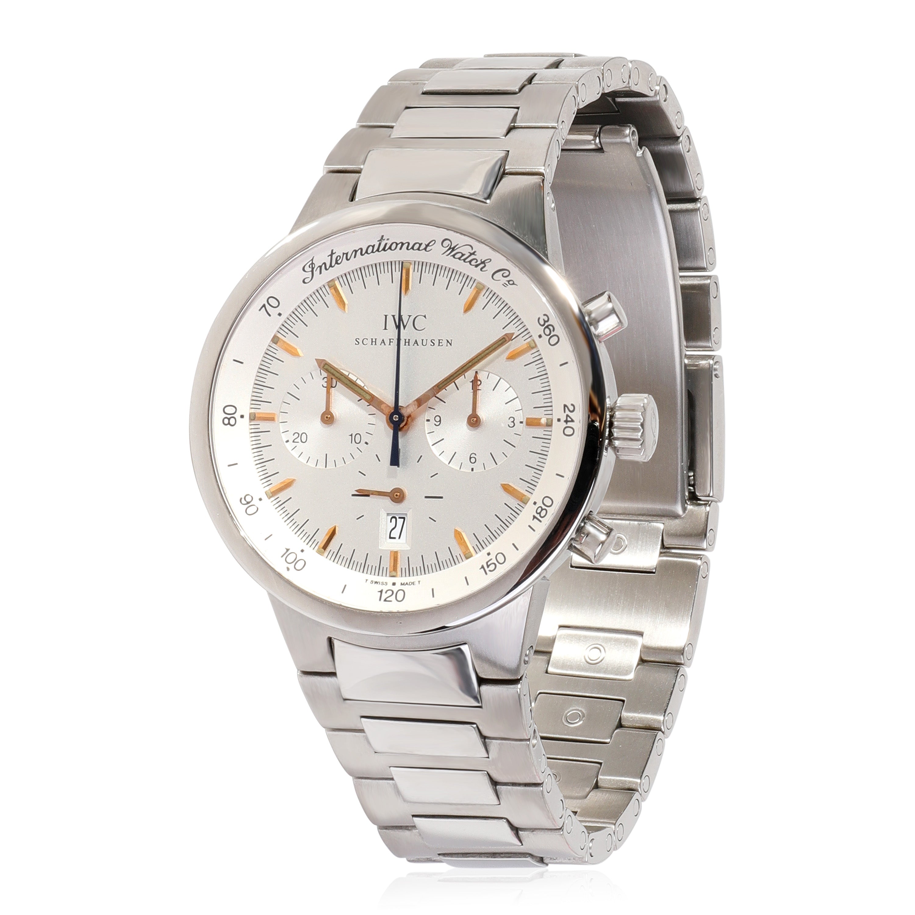 IWC GST IW372703 Men's Watch in  Stainless Steel fv