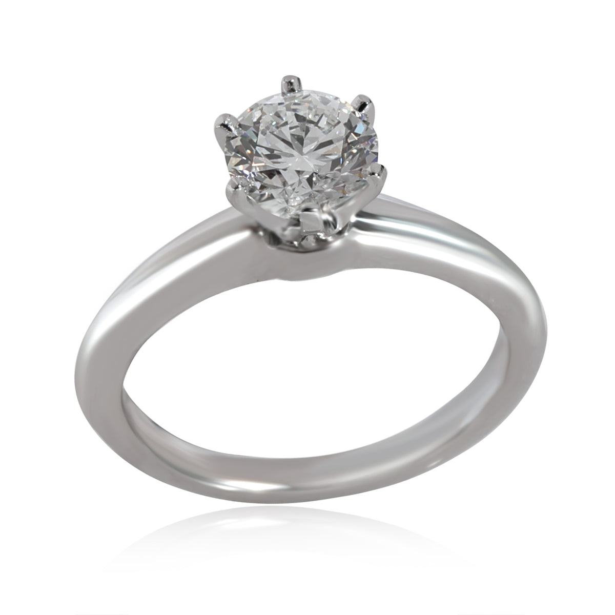 Tiffany & Co. 0.93 ct Round Brilliant Diamond Engagement Ring pv
