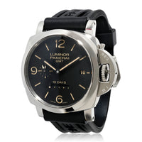 Panerai Luminor 1950 GMT PAM00533 Men's Watch in  Stainless Steel fv
