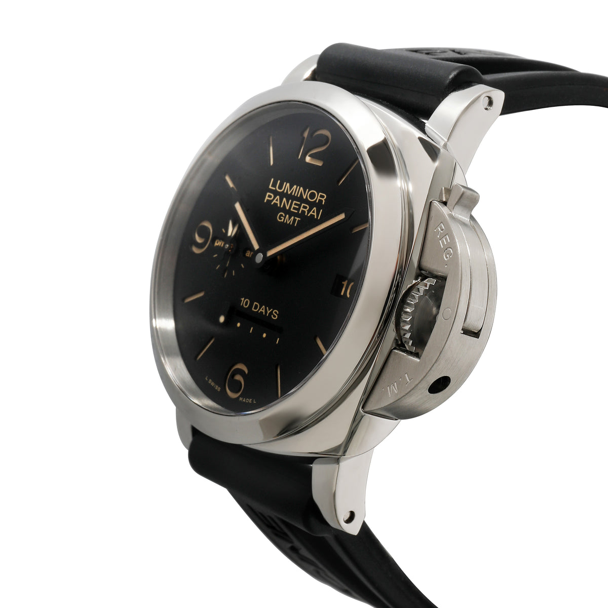 Panerai Luminor 1950 GMT PAM00533 Men's Watch in  Stainless Steel lv