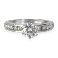 Tiffany & Co. 0.7 ct Round Brilliant Diamond Engagement Ring fv