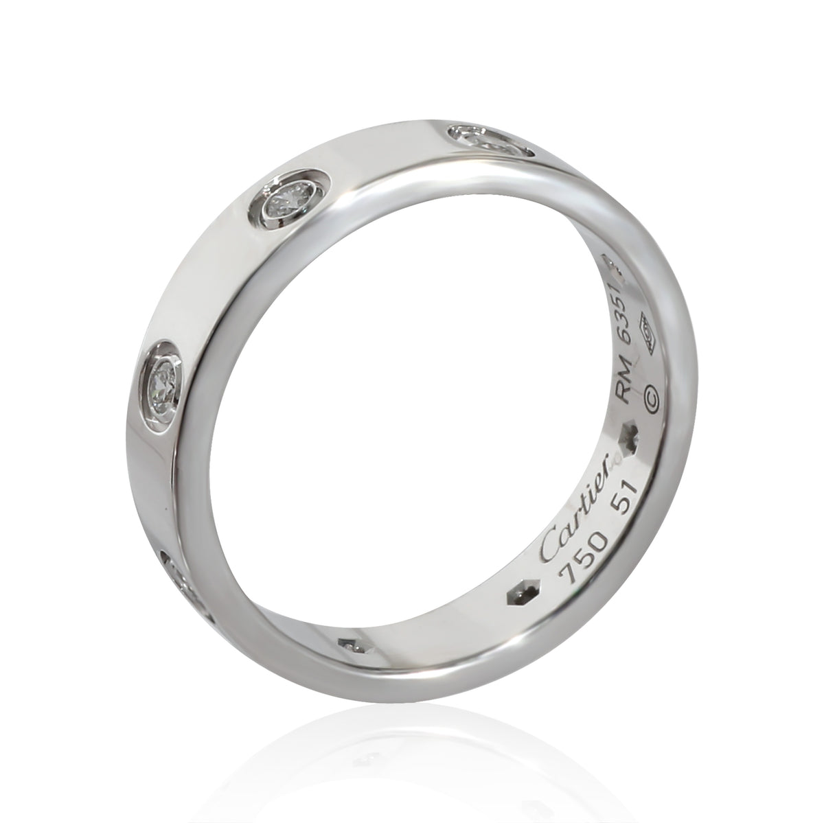 Cartier White Gold Small Model Love Ring pv