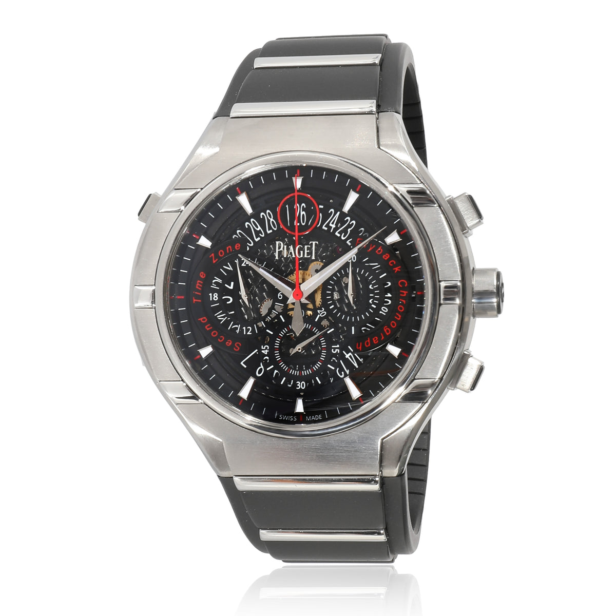 Piaget Polo FortyFive GOA34002 Men's Watch in  SS/Titanium fv