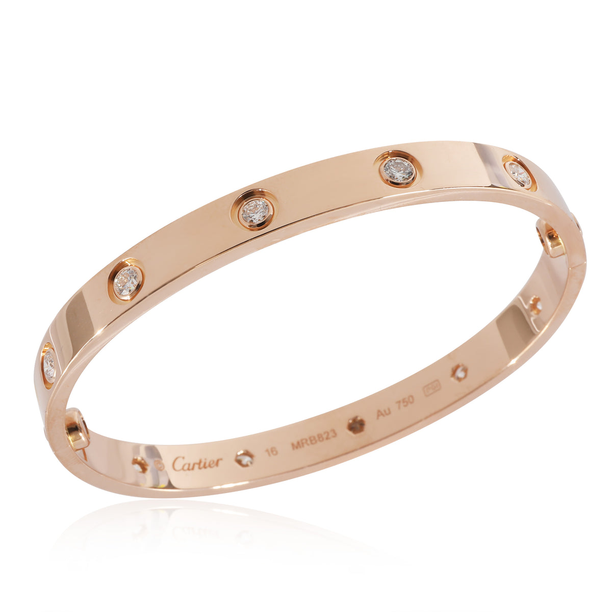 Cartier Rose Gold Diamond Love Bracelet av