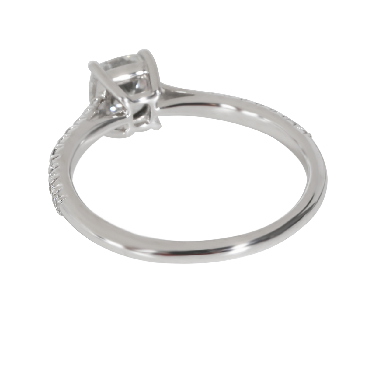 Tiffany & Co. 0.89 ct Cushion Modified Diamond Novo Engagement Ring