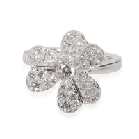 Van Cleef & Arpels Frivole Ring in 18k White Gold 0.8 CTW fv