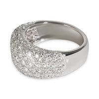 Cartier Vintage Diamond Ring in 18k White Gold 3.5 CTW sv