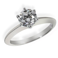 Tiffany & Co. 0.81 ct Round Brilliant Diamond Engagement Ring pv