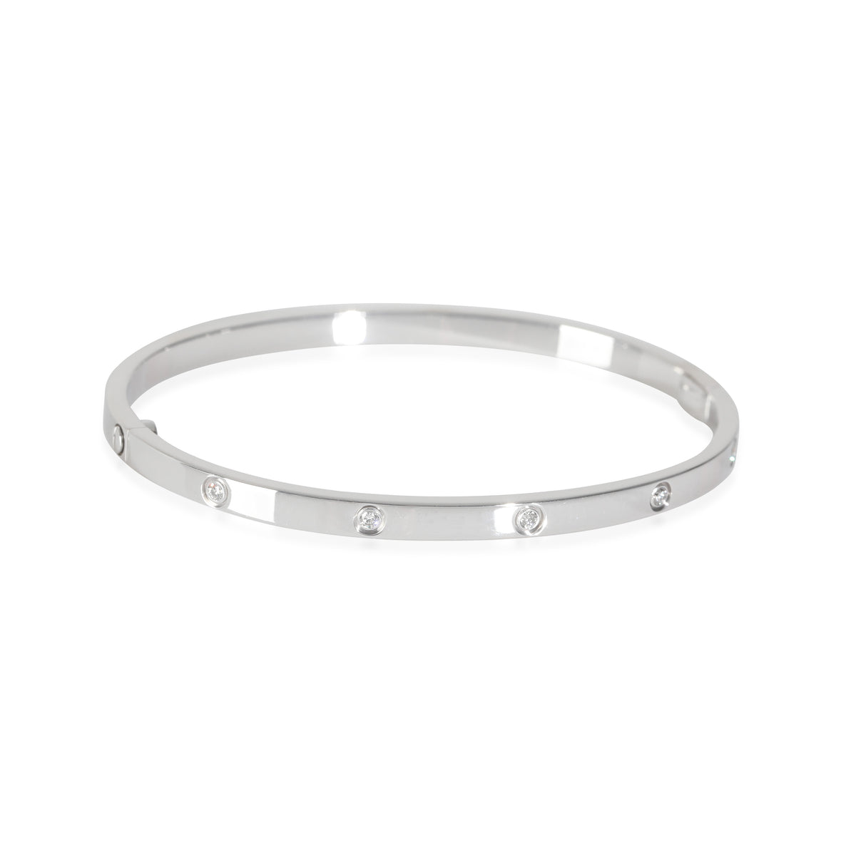 Cartier White Gold Diamond Small Model Love Bracelet bv