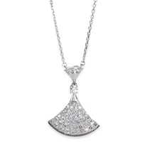 BVLGARI White Gold Diamond Diva's Dream Pendant fv