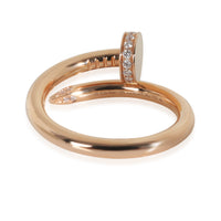 Cartier Rose Gold Diamond Juste Un Clou Ring bv