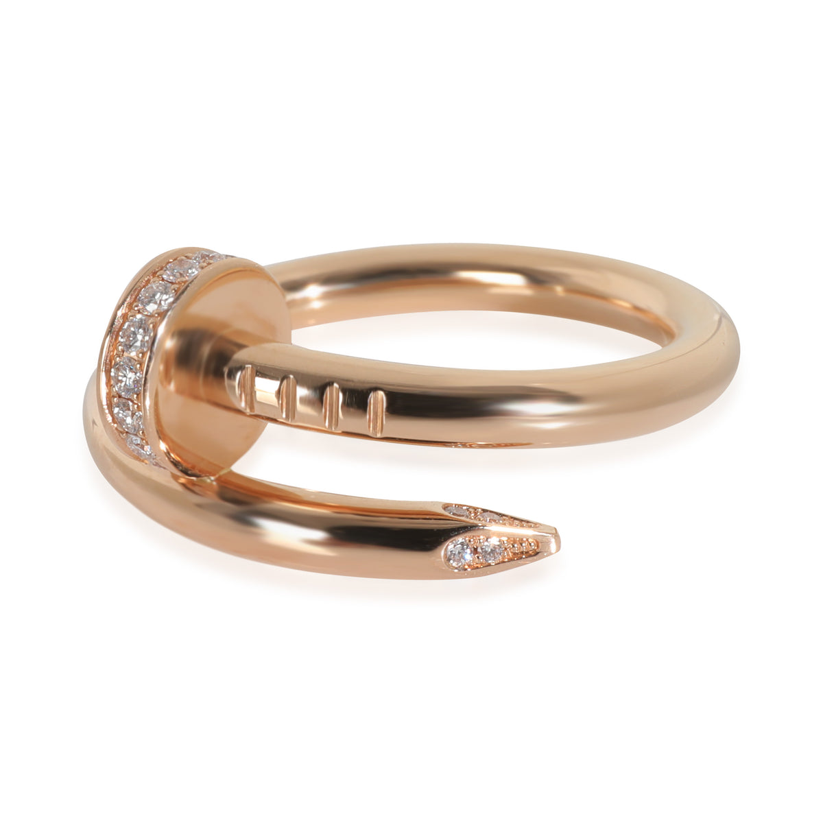 Cartier Rose Gold Diamond Juste Un Clou Ring sv