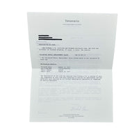 Tiffany & Co. 0.51 ct Princess Diamond Engagement Ring stamp