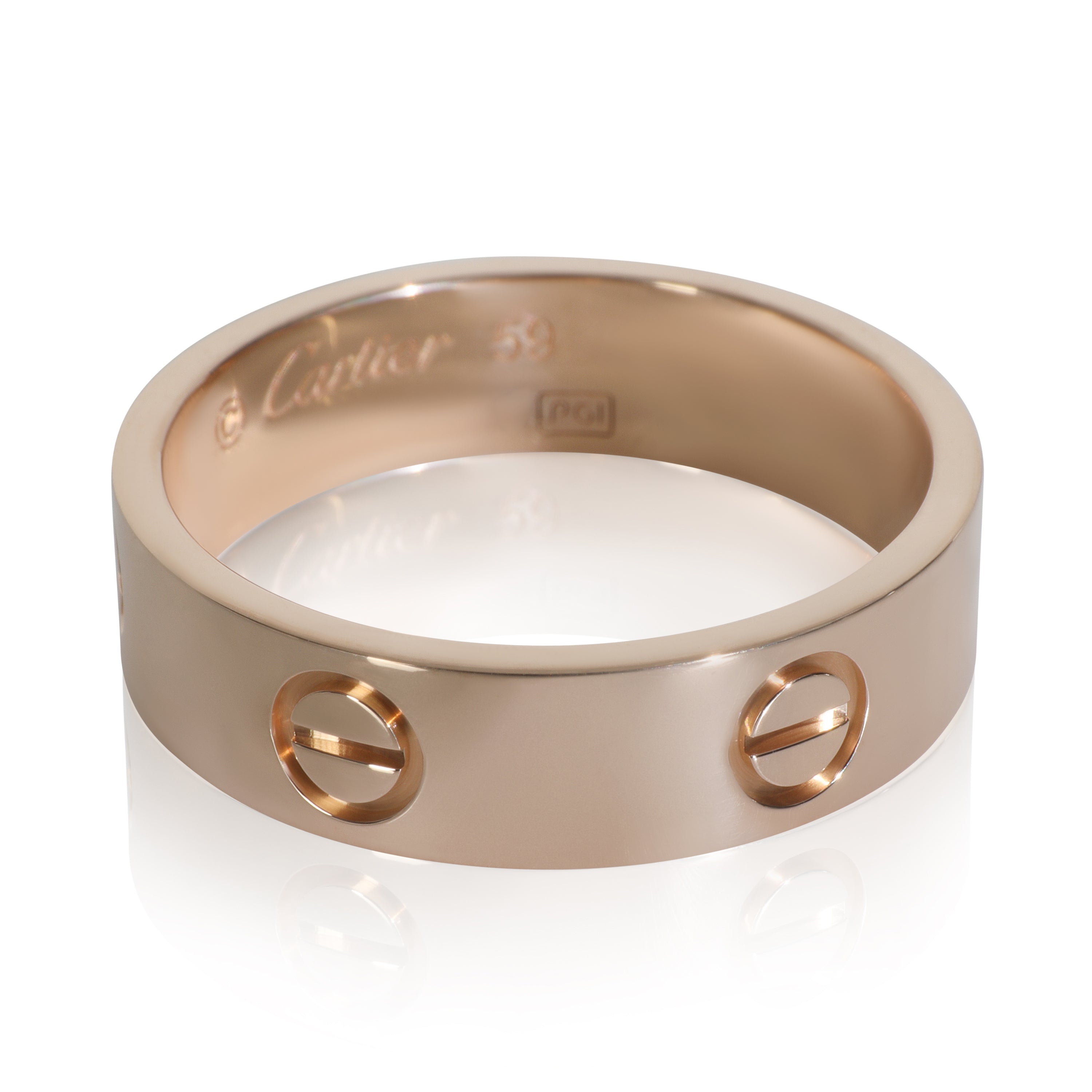 Cartier Rose Gold  Love Ring fv