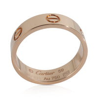 Cartier Rose Gold  Love Ring pv