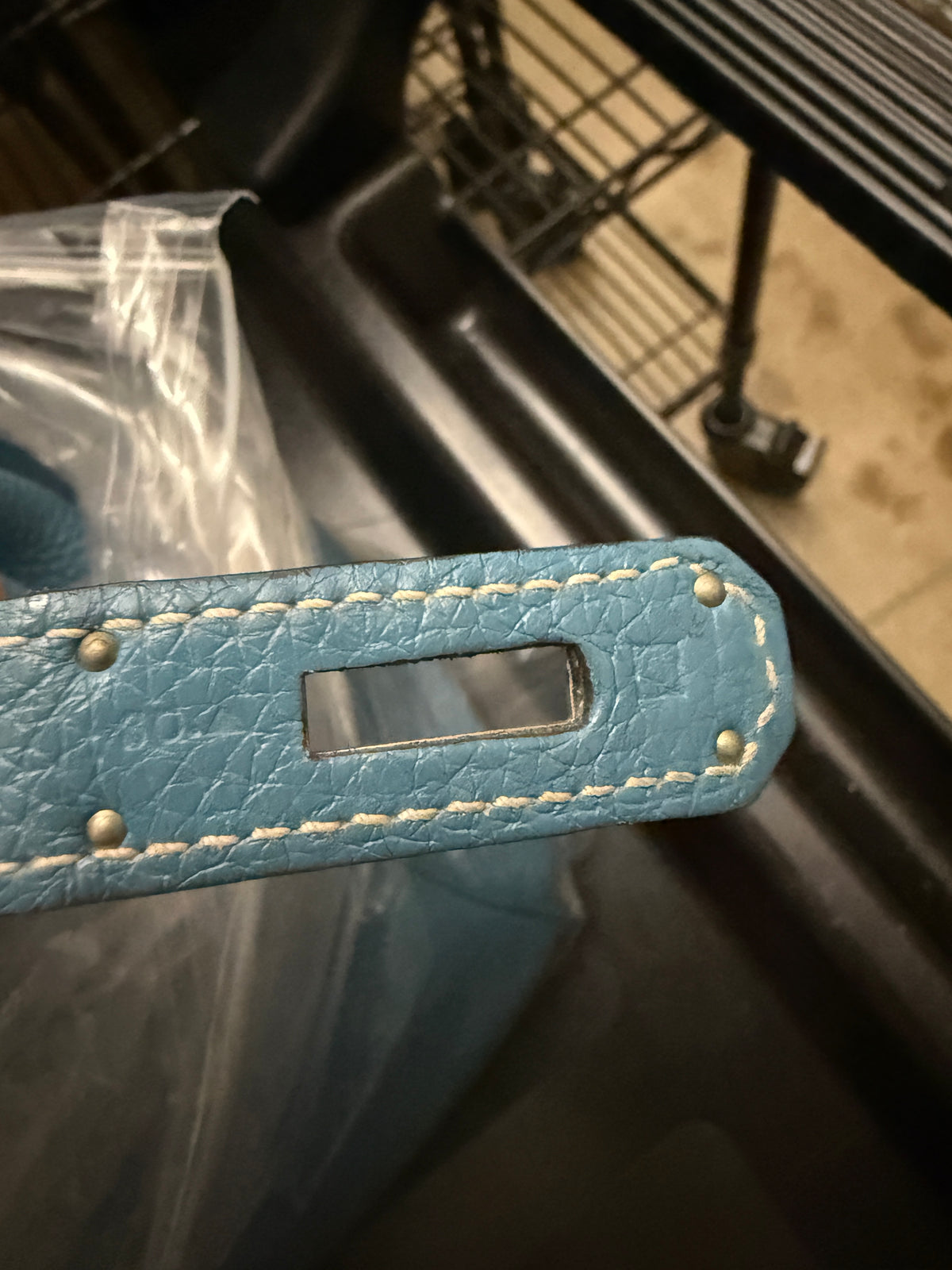 Hermès Bleu Jean Togo Birkin 35 PHW Handbag ad4