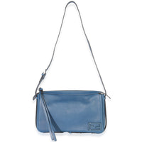 Fendi Blue Nappa Medium Simply  Shoulder Bag Handbag av