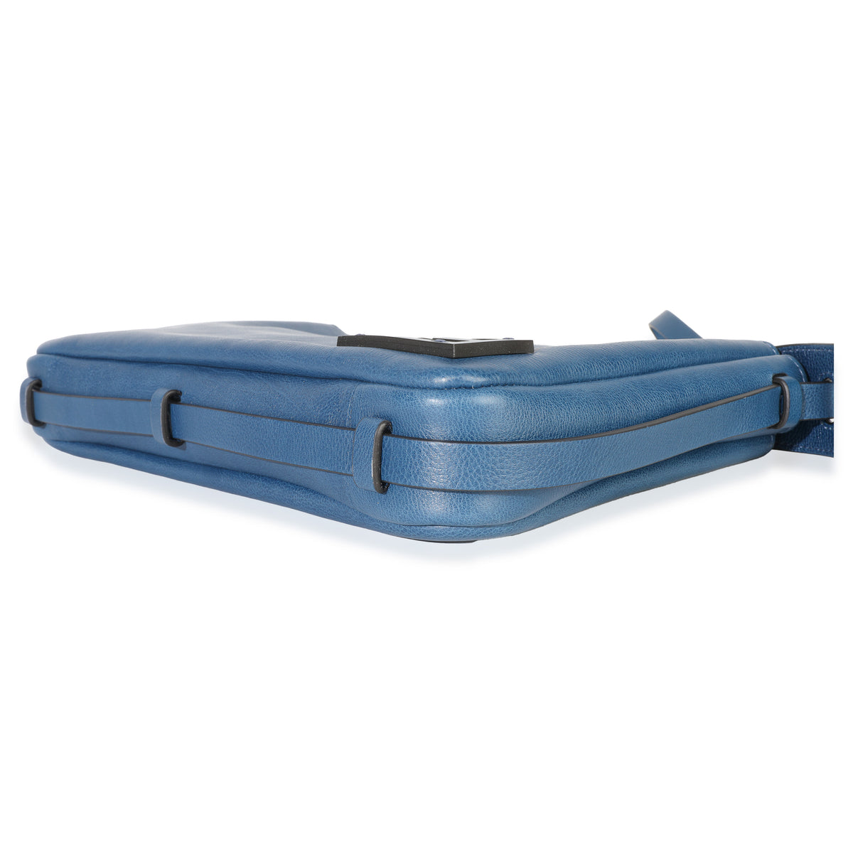Fendi Blue Nappa Medium Simply  Shoulder Bag Handbag box