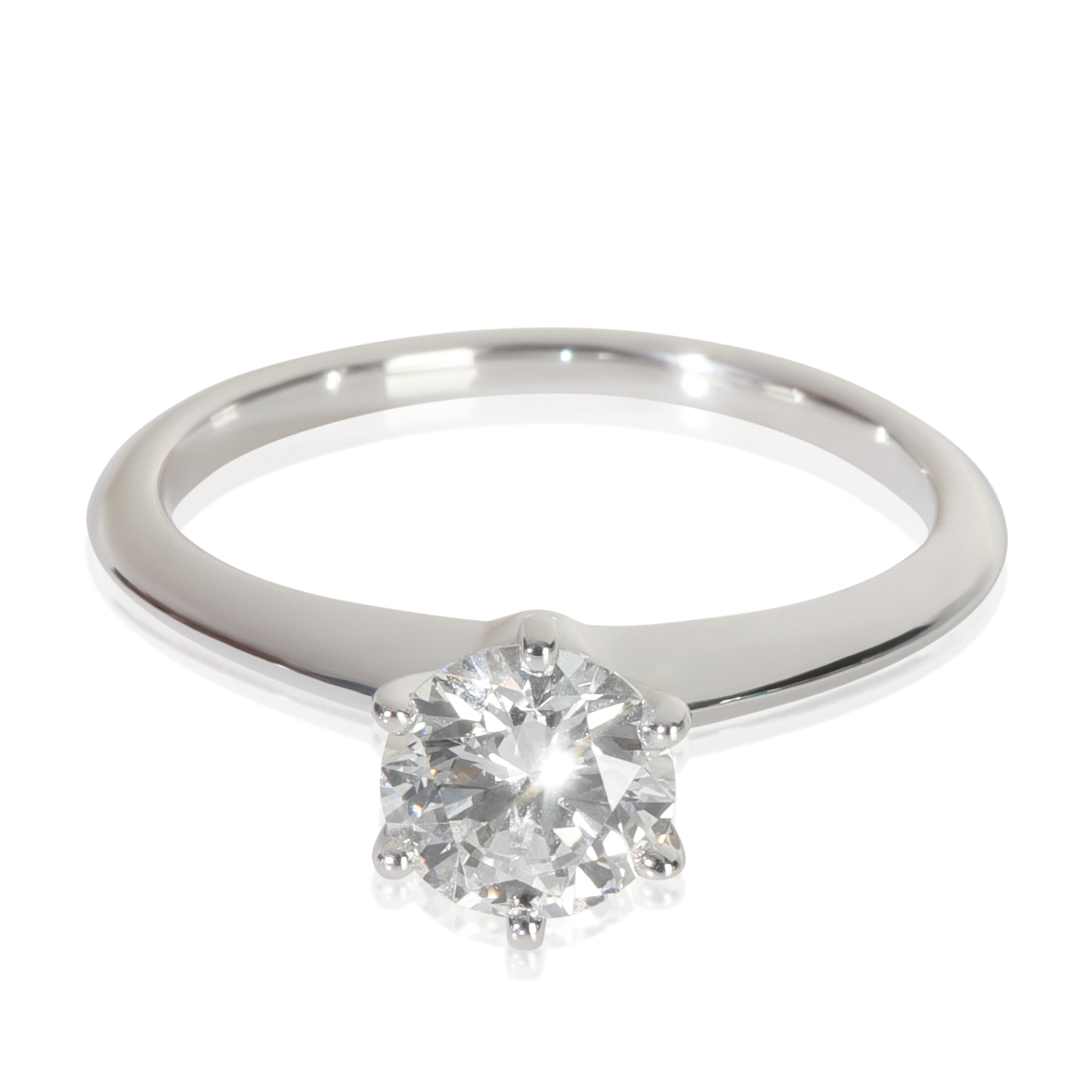 Tiffany & Co. 0.91 ct Round Brilliant Diamond Engagement Ring fv