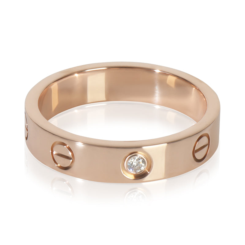 Cartier Rose Gold Diamond Small Model Love Ring fv