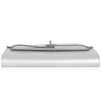 Hermès Argent Metallic Chevre Chamkilight Kelly Wallet To Go PHW Handbag stamp