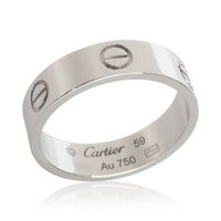 Cartier White Gold  Love Ring clasp