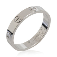 Cartier White Gold  Small Model Love Ring bv