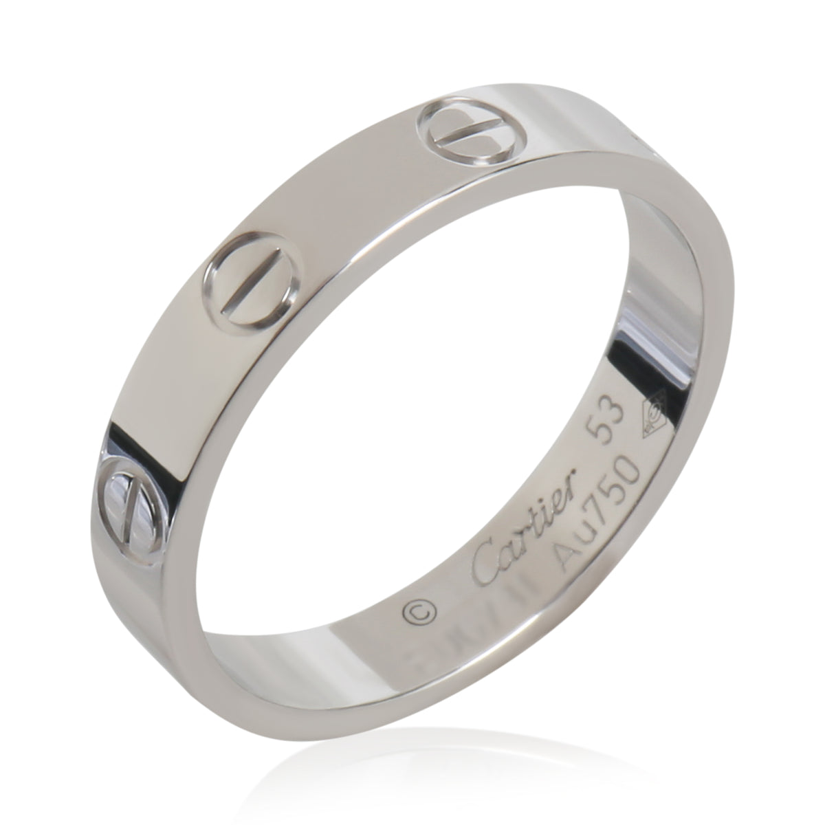Cartier White Gold  Small Model Love Ring bv