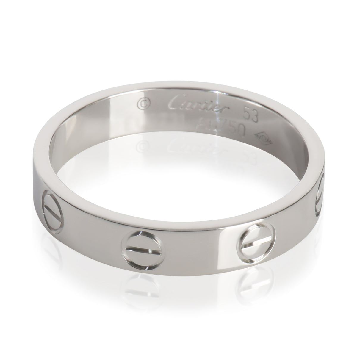 Cartier White Gold  Small Model Love Ring fv