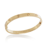 Cartier Yellow Gold  Single Screw Love Bracelet bv