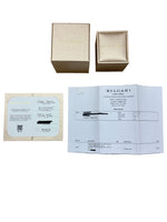 BVLGARI Rose Gold Malachite and Diamond Diva's Dream Ring box