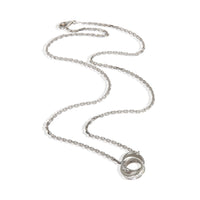 Cartier White Gold Diamond Love Necklace pv