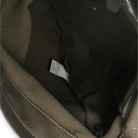 Hermès Kaki Ebene Herringbone Canvas Swift Maline Bag ad1