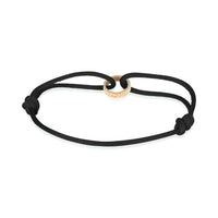 Cartier Rose Gold Diamond Love On Cord Bracelet pv
