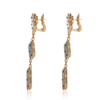 Van Cleef & Arpels Yellow Gold Mother Of Pearl and Onyx Magic Alhambra Earrings sv