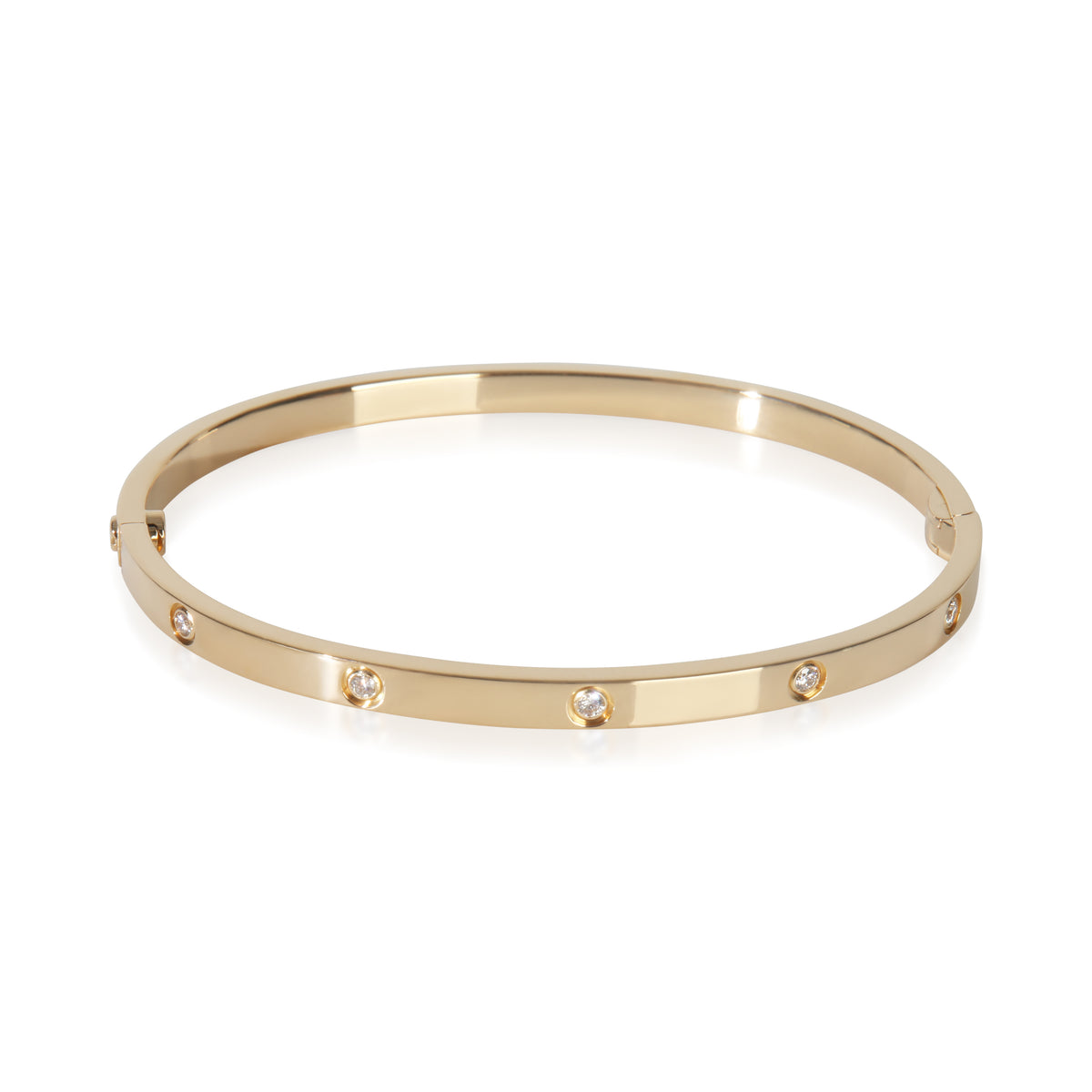 Cartier Yellow Gold Diamond Small Model Love Bracelet pv