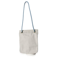 Hermès Bleu Jean Epsom Ecru Toile Aline Grooming PM Handbag bv