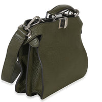 Fendi Olive Calfskin Leather Mini Peekaboo ISeeU Bag Handbag pv