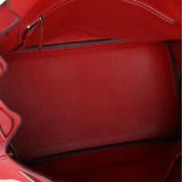 Hermès Rouge Casaque Togo Birkin 35 PHW Handbag ad1