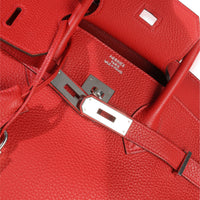 Hermès Rouge Casaque Togo Birkin 35 PHW Handbag av