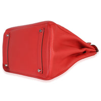 Hermès Rouge Casaque Togo Birkin 35 PHW Handbag box