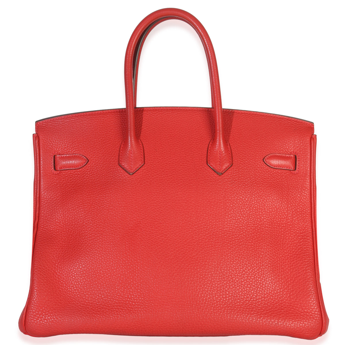 Hermès Rouge Casaque Togo Birkin 35 PHW Handbag bv