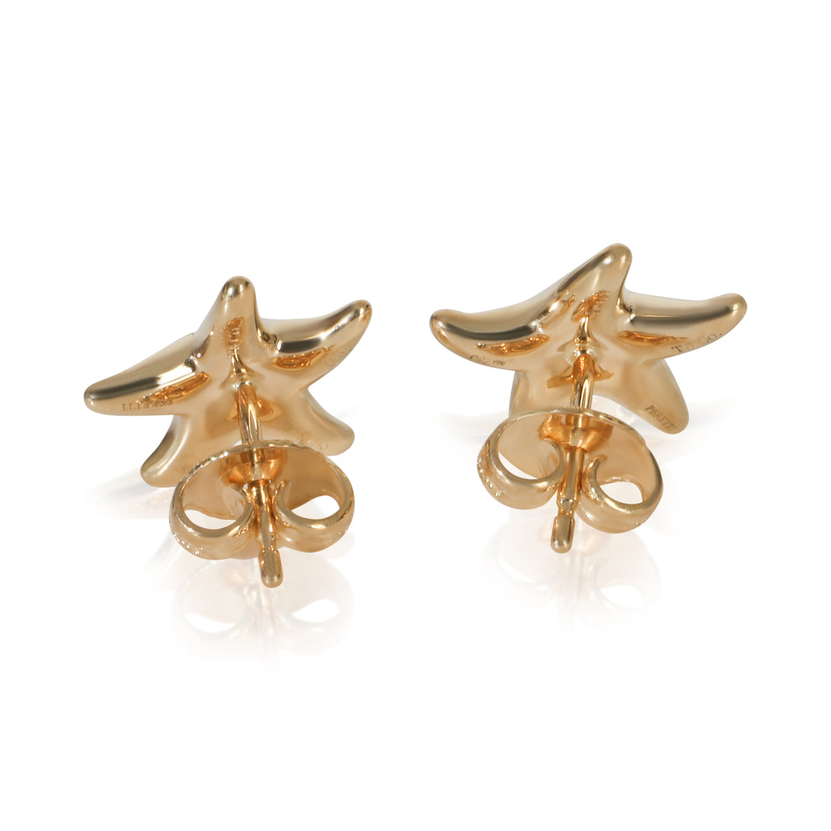 Tiffany & Co. Yellow Gold  Elsa Peretti Starfish Earrings pv