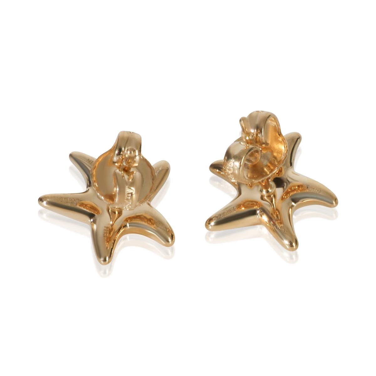 Tiffany & Co. Yellow Gold  Elsa Peretti Starfish Earrings bv
