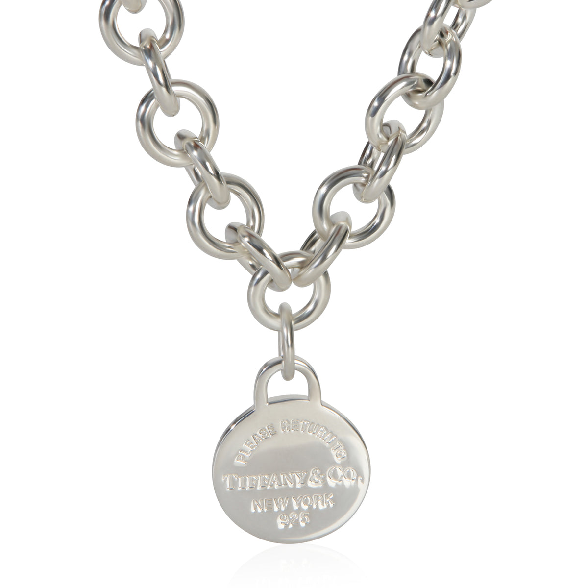 Tiffany & Co. Sterling Silver  Return To Tiffany Necklace fv