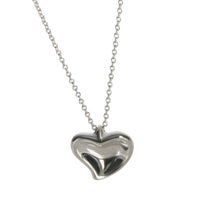 Tiffany & Co. Sterling Silver  Elsa Peretti Full Heart Pendant sv