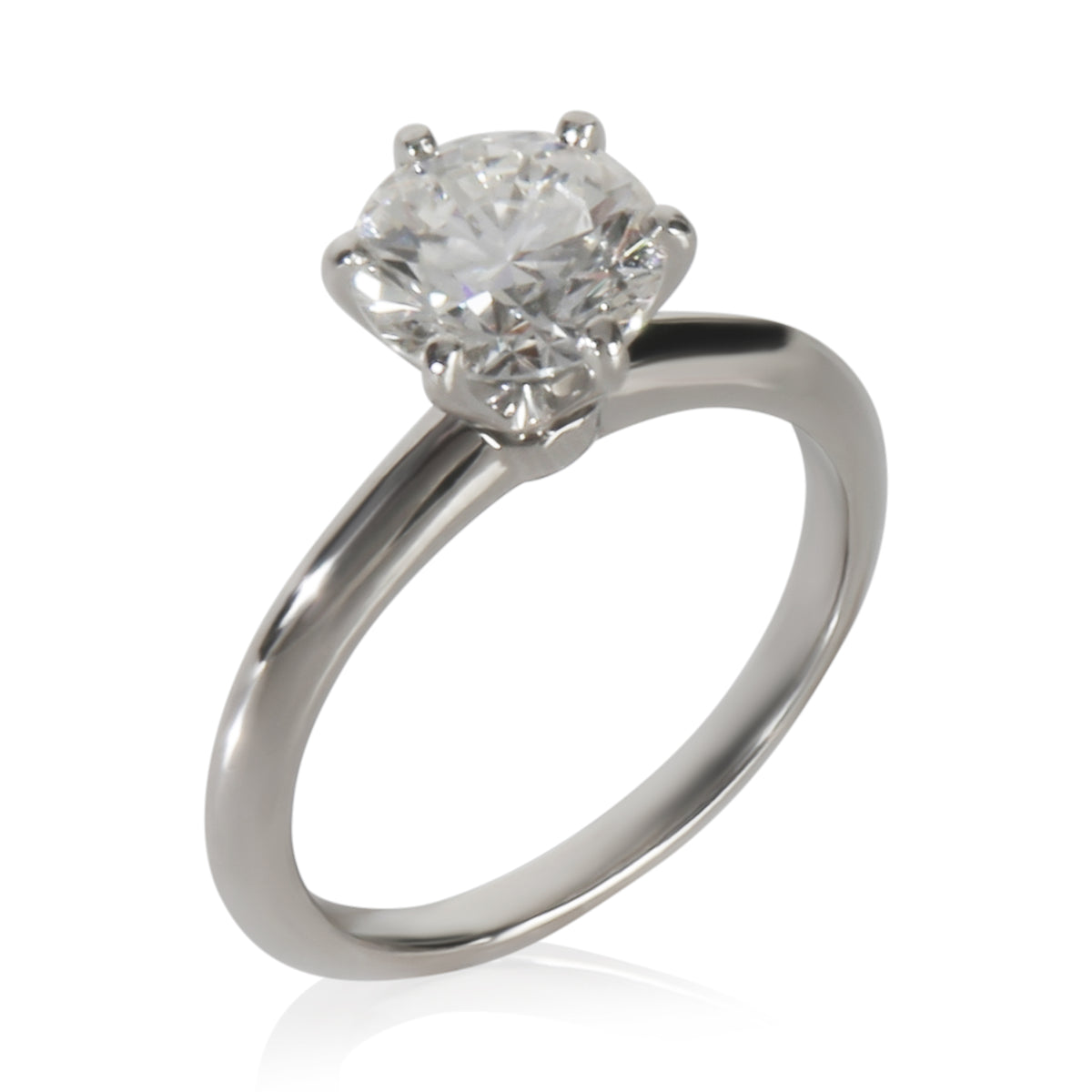 Tiffany & Co. 1.59 ct Round Brilliant Diamond Engagement Ring bv