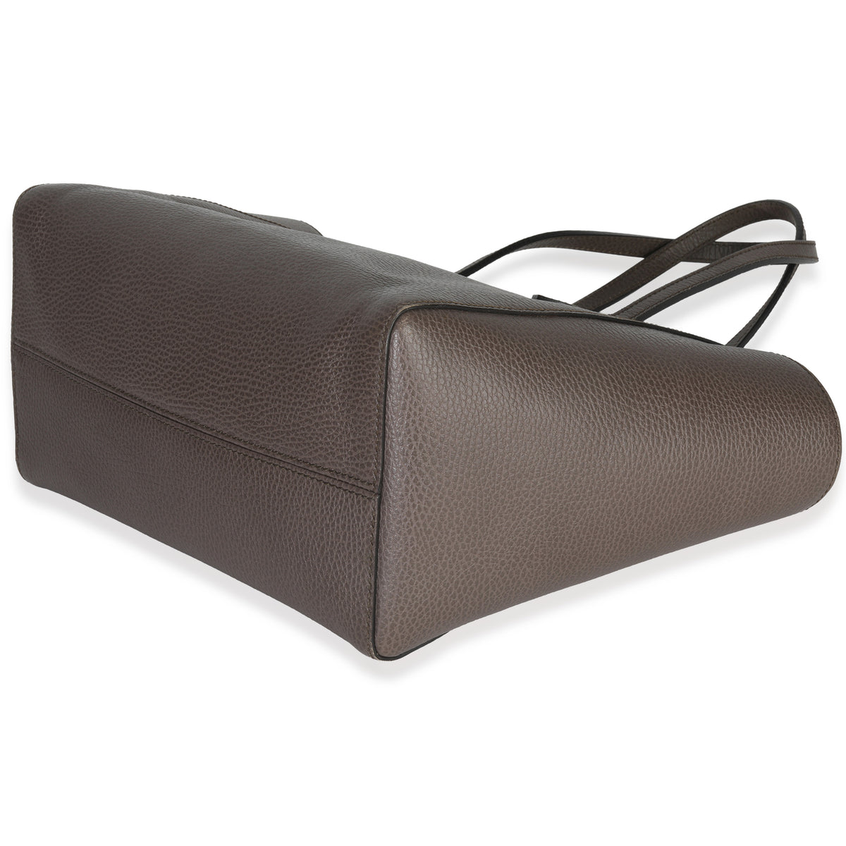 Gucci Pink Grey Pebbled Calfskin Medium Swing Tote Handbag box